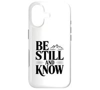 Carcasa para iPhone 17 Quédate quieto y Conoce Las montañas La fe es inspiradora