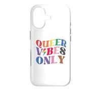 Carcasa para iPhone 17 Queer Vibes Only Gay Pride Month LGBTQ Rainbow Pride Lesbian