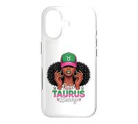 Carcasa para iPhone 17 Quiet Luxury Taurus Afro Women Pink Green Cap Black Girl