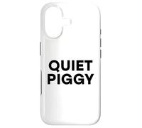 Carcasa para iPhone 17 Quiet Piggy Funny President Cita Avión Bad Journalist USA