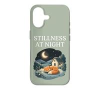 Carcasa para iPhone 17 Quietud En La Noche Durmiendo Fox Acogedor Luna Calma Cottagecore