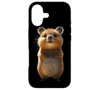 Carcasa para iPhone 17 Quokka Be Quokka Happy Sonríe con Quokkas
