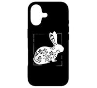 Carcasa para iPhone 17 Rabbit Floral Mandala For Bunny Lovers Women Girl