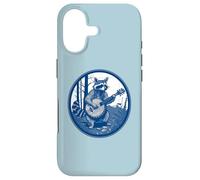 Carcasa para iPhone 17 Raccoon Playing Banjo Vintage Cottagecore Funny Bluegrass