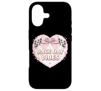 Carcasa para iPhone 17 Race Day Vibes - Arco de Coqueta a Cuadros para Mujer y niña
