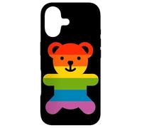 Carcasa para iPhone 17 Rainbow Pride Flag Bear Gay