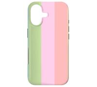 Carcasa para iPhone 17 Rainbow Vertical Stripes Geometric Pastel Colors Girl