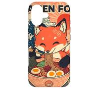 Carcasa para iPhone 17 Ramen Fox Cute Japanese Noodle Lover Retro Anime Kawaii Ezo