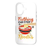 Carcasa para iPhone 17 Ramen Noodles Nothing Can Stop Noodles Japan Spaghetti Pasta