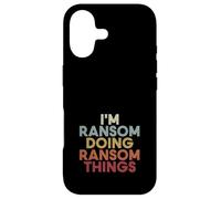 Carcasa para iPhone 17 Ransom Name Ransom Personalized Name First Given