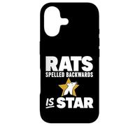 Carcasa para iPhone 17 Rats Spelled Backwards is Star Meme Rat Animal Lover