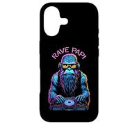 Carcasa para iPhone 17 Rave Papi EDM Music Festival Bigfoot Sasquatch Equalizer DJ