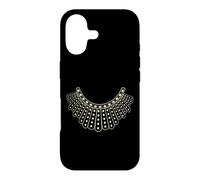 Carcasa para iPhone 17 RBG Ruth Bader Ginsburg Dissent Collar patrón