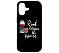 Carcasa para iPhone 17 Read Between The Wines Im Just a Girl Who Loves Books & Wine