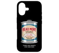 Carcasa para iPhone 17 Read More Intelligent Lubricant Vintage Lata de Aceite Libro