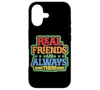 Carcasa para iPhone 17 Real Friends Are Always There Lealtad de conexión -