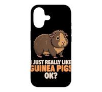 Carcasa para iPhone 17 Realmente me Gustan los Conejillos de Indias Ok Cute Teddy Guinea Pig