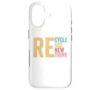 Carcasa para iPhone 17 Reciclar Reutilización Renovar Repensar el Día de la Tierra Activismo Am