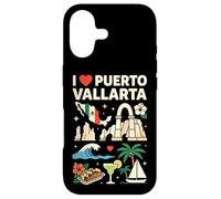 Carcasa para iPhone 17 Recuerdo de Viaje I Love Puerto Vallarta México