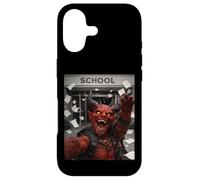 Carcasa para iPhone 17 Red Devil Último Día De Escuela Vacaciones De Verano Divertido Meme Selfie