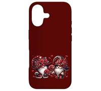 Carcasa para iPhone 17 Red Gothic GNOME Couple For Women and Men Valentines