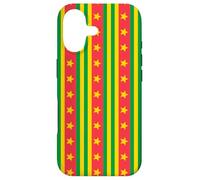 Carcasa para iPhone 17 Red Green Yellow Star Stripe Vertical Cameroon Flag Pattern