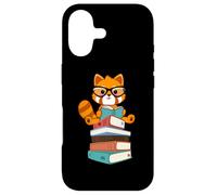 Carcasa para iPhone 17 Red Pandas Book Lover Bookworm Cute Red Panda Reader