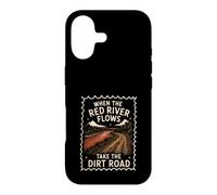 Carcasa para iPhone 17 Red River Flows Take The Dirt Road Humor Adulto
