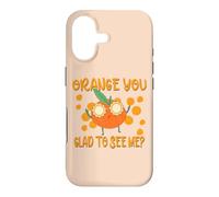 Carcasa para iPhone 17 Refrán Divertido sobre Frutas de Orange You Glad