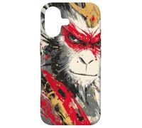 Carcasa para iPhone 17 Regalo de Arte japonés Moderno de Sun Wukong Monkey King Fierce