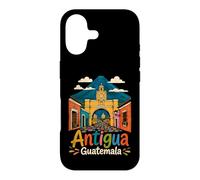 Carcasa para iPhone 17 Regalo de Recuerdo de Viaje de Antigua Guatemala Dibujado a Mano