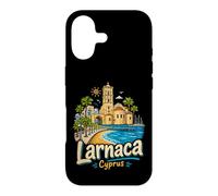 Carcasa para iPhone 17 Regalo de Recuerdo de Viaje de Larnaca Chipre Dibujado a Mano