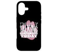 Carcasa para iPhone 17 Regalo para Amantes de los Perros - I'm Only Talking to my Dog Today - Divertido
