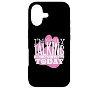 Carcasa para iPhone 17 Regalo para Amantes de los Perros - I'm Only Talking to my Dog Today - Divertido