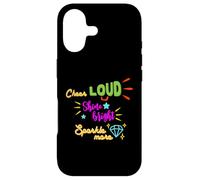Carcasa para iPhone 17 Regalo para animadoras Cheer Cheer Loud Shine Bright