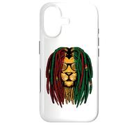 Carcasa para iPhone 17 Reggae león rastas Gato Salvaje Rasta África Mirada