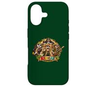 Carcasa para iPhone 17 Reggae música Capybara Island Shiba-Inu y Mono como Banda