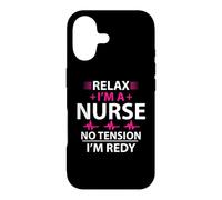 Carcasa para iPhone 17 Relax I'm A Nurse No Tension I'm Redy Funny Nursing Nurses