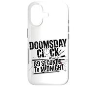Carcasa para iPhone 17 Reloj Doomsday de 89 Segundos a Medianoche, diseño activista