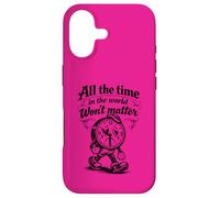 Carcasa para iPhone 17 Reloj gótico Triste con Cita All The Time Won'T Matter