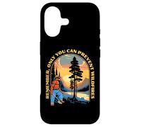 Carcasa para iPhone 17 Remember, Only You Smokey Bear Beautiful Vintage Mountains
