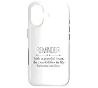 Carcasa para iPhone 17 Reminder with A Grateful Heart Possibilities Endless Inspira