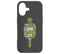 Carcasa para iPhone 17 Reproductor de Bebidas Pickleball Life Paddle Word Cloud