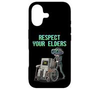 Carcasa para iPhone 17 Respect Your Elders Retro Computer Gamer Girl Fun VR Gaming