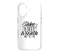 Carcasa para iPhone 17 Respire Hondo y relájese Motivación Respiración Profunda