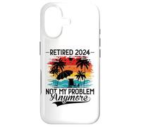 Carcasa para iPhone 17 Retired 2024 Not My Problem Anymore - Funny Retirement 2024