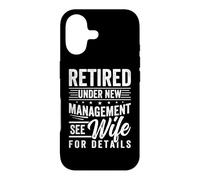 Carcasa para iPhone 17 Retired Under New Management See Wife For Details