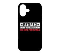 Carcasa para iPhone 17 Retired Under New Management See Wife For Details