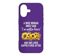 Carcasa para iPhone 17 Retirement A Wise Woman Once Said I'm Outta Here Im Retired
