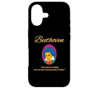 Carcasa para iPhone 17 Retrato Retro de Beethoven con un Juego de Palabras hilarante